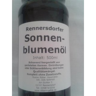 Rennersdorfer Sonnenblumenöl 500ml